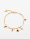 Graceful Stardom Multi-Charm Bracelet