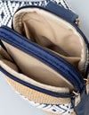 Straw Braided Crossbody Bag