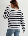 Woven Right Striped Button Front Cardigan