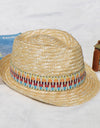 Short Brim Straw Woven Hat