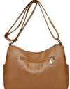 Multi-Pocket PU Leather Crossbody Bag