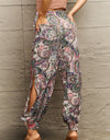 Printed Cutout Long Pants