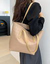 PU Leather Large Tote Bag