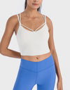 Double Strap Ribbed Sports Cami