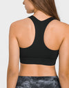 Zip Up Racerback Sports Bra