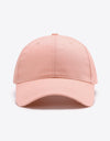 Plain Adjustable Cotton Baseball Cap