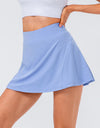 High Waist Pleated Active Skirt