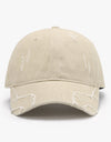 Raw Hem Adjustable Cap