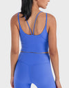 Double Strap Ribbed Sports Cami