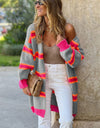 Ribbed Long Sleeve Cardigan