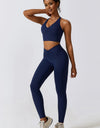 Crisscross Sports Bra and Leggings Set