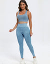 Scoop Neck Wide Strap Top and Pants Active Set