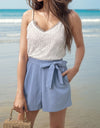 Perfee Lace V-Neck Spaghetti Strap Romper