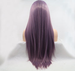 13*3" Lace Front Wigs Synthetic Long Straight 24" 130% Density