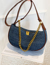 Denim Crossbody Bag