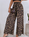 Printed Wide Leg Long Pants