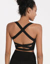 Crisscross Open Back Cropped Sports Cami