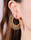 18K Gold-Plated Cutout Earrings