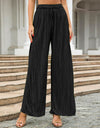 Drawstring Wide Leg Pants