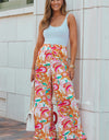 Floral Wide Leg Pants