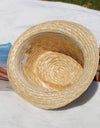 Short Brim Straw Woven Hat