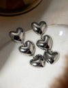 Stainless Steel Heart Earrings