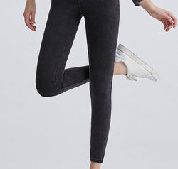 High Waist Cropped Jeans