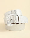 Glitter PU Leather Belt