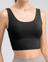 Scoop Neck Wide Strap Active Tank