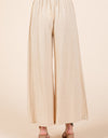 Mittoshop High Waist Tie Front Wide Leg Pants