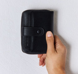 David Jones PU Leather Mini Wallet