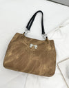 Bow Polyester Medium Tote Bag