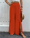 Slit Wide Leg Pants