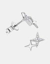 Moissanite 925 Sterling Silver Star Shape Earrings