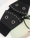 PU Leather Front Lace-Up Corset belt