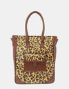 Nicole Lee USA Leopard Large Tote Bag