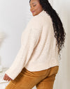 Double Take Open Front Long Sleeve Cardigan