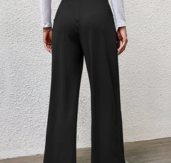 High Waist Straight Pants