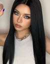 13*2" Long Lace Front Straight Synthetic Wigs 26" Long 150% Density