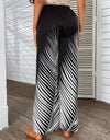 Printed Wide Leg Pants