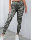 Leopard Print Wide Waistband Leggings