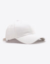 Plain Adjustable Cotton Baseball Cap