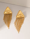 18K Gold-Plated Stainless Steel Geometric Earrings