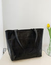 Textured PU Leather Handbag