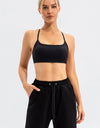 Crisscross Spaghetti Strap Active Cami