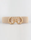 Zinc Alloy Buckle Elastic Belt