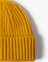 Rib-Knit Cuff Beanie