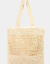 Fame Straw-Paper Crochet Tote Bag