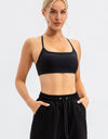 Crisscross Spaghetti Strap Active Cami