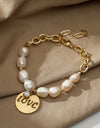 LOVE Freshwater Pearl Bracelet